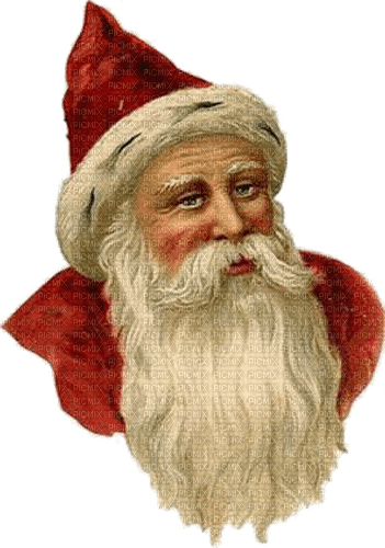 Gesicht, Weihnachtsmann, Vintage, Santa - δωρεάν png