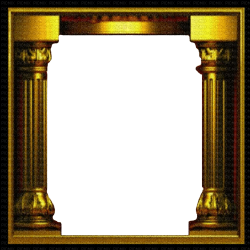 Egypt.Frame.Gold.Column.Victoriabea - 免费PNG