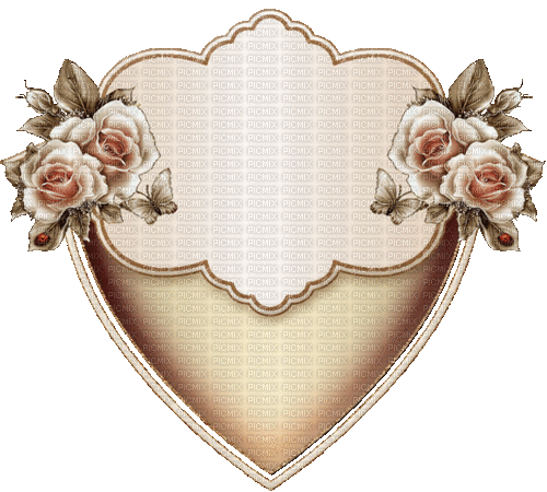 kort-brun-blommor----Card-brown flowers - 免费动画 GIF