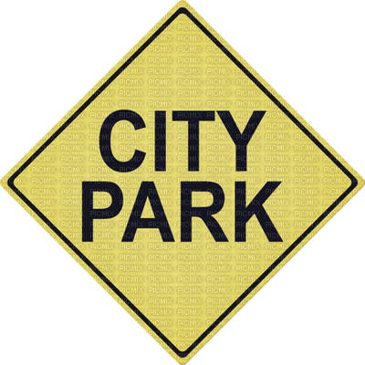Kaz_Creations Sign  Logo Text City Park - PNG gratuit