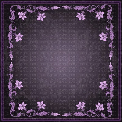 minou-frame-purple - PNG gratuit