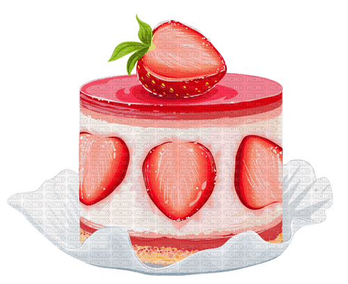 Strawberry Patisserie - Free PNG