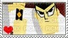 Samurai jack stamp - PNG gratuit