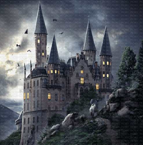 Rena Castle Gothic Hintergrund - gratis png