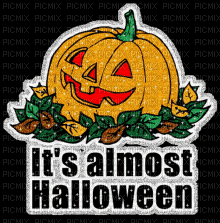 It’s almost Halloween glitter animated gif - Free animated GIF