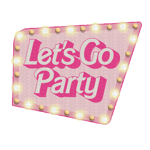 Let's Go Party - GIF animé gratuit