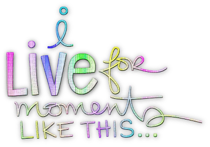 soave text live like moment rainbow - gratis png