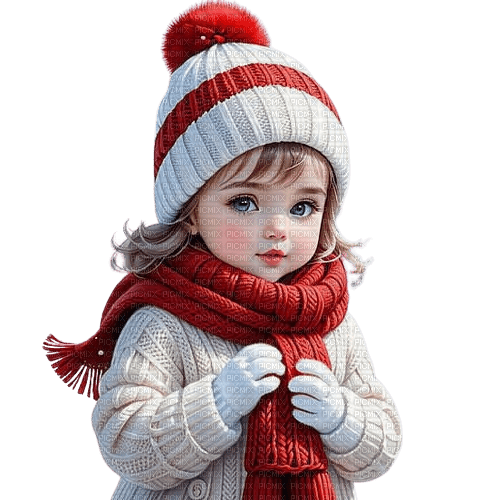 Winter.Little Girl.Fille.Victoriabea - zdarma png