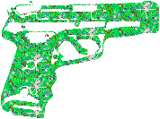 glitter gun green lime - Безплатен анимиран GIF