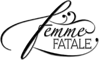 Kaz_Creations Logo Text Femme Fatale - фрее пнг