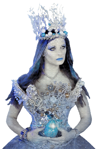 Reina de la nieve - Darmowy animowany GIF