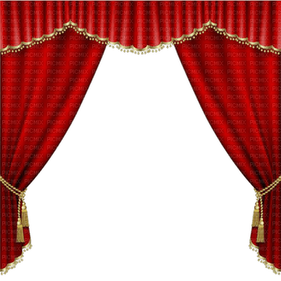 curtain rideau vorhang window fenster fenêtre  room raum espace chambre tube habitación zimmer theatre théâtre theater red - Free PNG