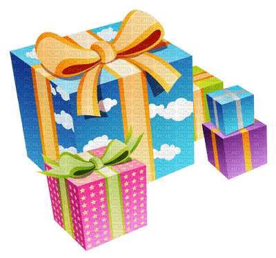Kaz_Creations Gifts Presents Birthday - δωρεάν png