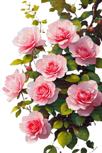 loly33 fleur rose - gratis png