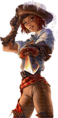 pirate WOMAN FEMME - Free PNG