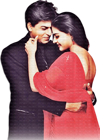 soave bollywood shahrukh khan couple red - ilmainen png