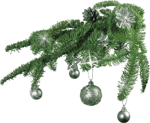 Christmas_Noël_deco_decoration_branch_Blue DREAM 70 - Бесплатный анимированный гифка
