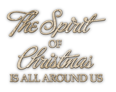 soave text christmas merry  the spirit - Free PNG