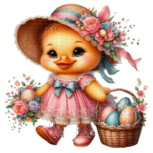 Easter  duckling by nataliplus - gratis png