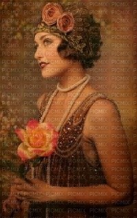 Art Deco woman bp - png grátis