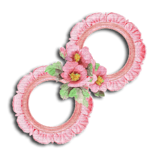 kikkapink pink frame spring circle - ingyenes png