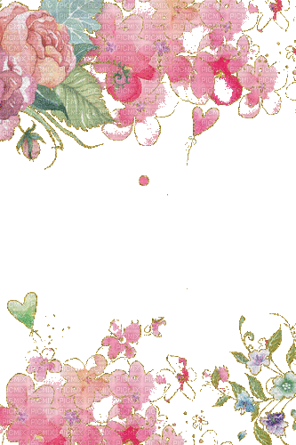 cadre glitter romantique - Besplatni animirani GIF