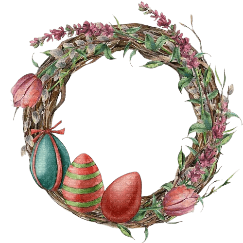 Easter.Frame.Cadre.Pâques.Victoriabea - nemokama png