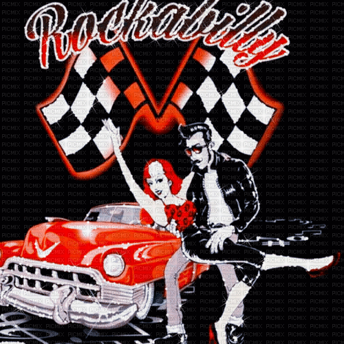 Rockabilly milla1959 - Nemokamas animacinis gif