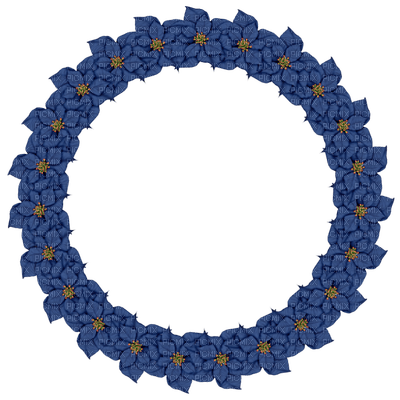 Kaz_Creations Deco  Flowers  Circle Frame Colours - PNG gratuit