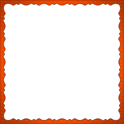 frame orange - png grátis