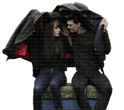 couple in rain bp - zdarma png