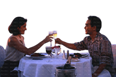 Couple.Champagne.Victoriabea - Free PNG