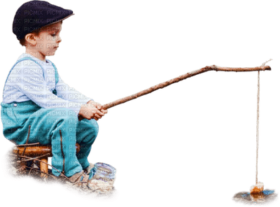 pojke-fiskar-barn--boy-fishing-child - kostenlos png