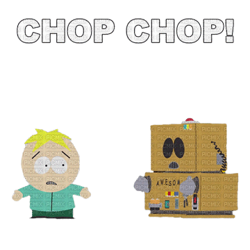 Chop Chop Robot - Free animated GIF
