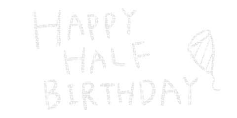 Birthday Half - Δωρεάν κινούμενο GIF