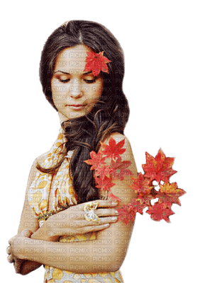 woman autumn bp - png grátis