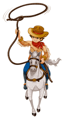 Kaz_Creations Baby Enfant Child Boy Cowboy Horse - png gratuito