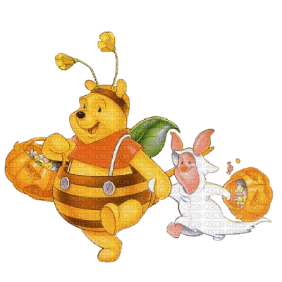 Kaz_Creations Winnie The Pooh & Friends Halloween - Free PNG