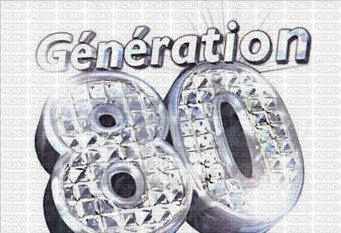 génération 80 - png gratis