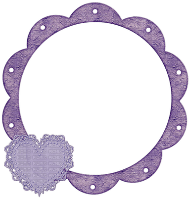 Kaz_Creations Purple Violet Deco  Circle Frame - δωρεάν png