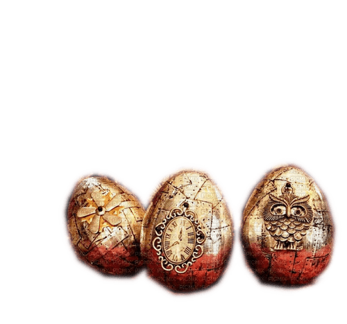 Rena Steampunk Ostern Deco Eier - kostenlos png