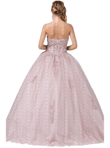 woman femme back - Free PNG