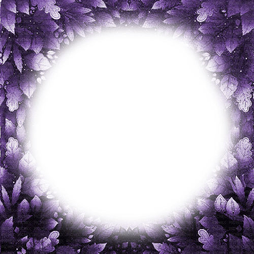 Y.A.M._Fantasy tales frame purple - PNG gratuit
