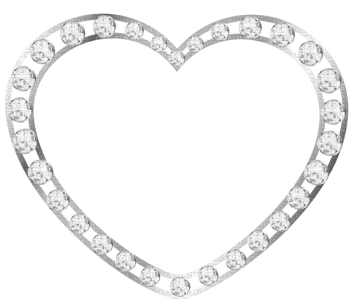 Silver Heart - kostenlos png