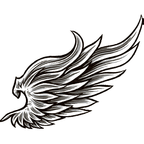 крылья - GIF animado grátis