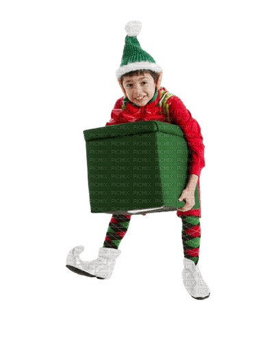 kikkapink gnome child boy christmas - bezmaksas png