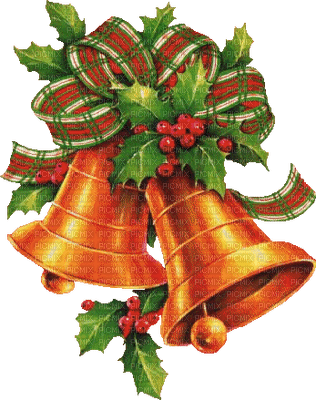 Kaz_Creations Deco Christmas Bells - δωρεάν png