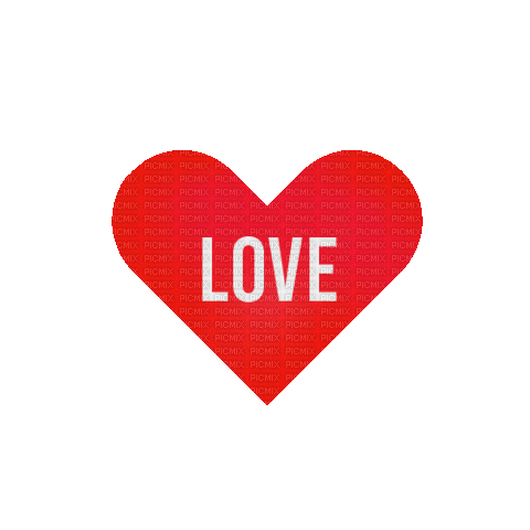 Love You Heart - Darmowy animowany GIF