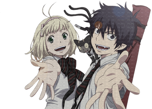 Shiemi and Rin - png grátis