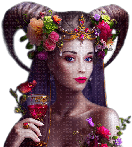 Woman.Fantasy.Multi Colored - KittyKatLuv65 - δωρεάν png